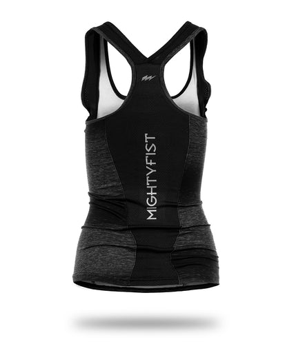 WOMEN SIDE KICK Dry-Fit Tank Tops Black