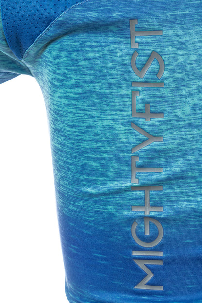 WOMEN SIDE KICK Dry-Fit T-Shirts Blue