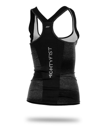 WOMEN SIDE KICK Dry-Fit Tank Tops Black