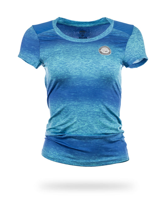 WOMEN SIDE KICK Dry-Fit T-Shirts Blue